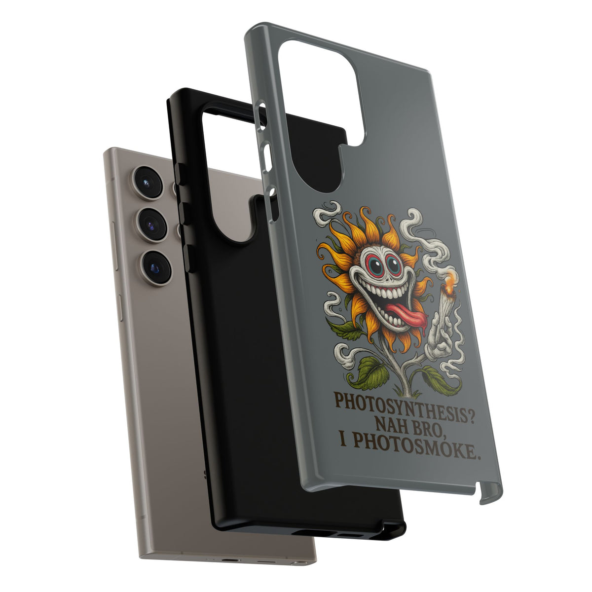 Photosmoke Sunflower Phone Case — Funny Stoner Botanical iPhone Cover