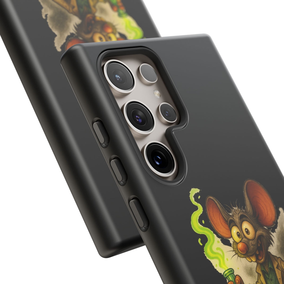 Phone Case — Funny Cartoon Rat "Oops That Wasn't Cheese" Protective Cover