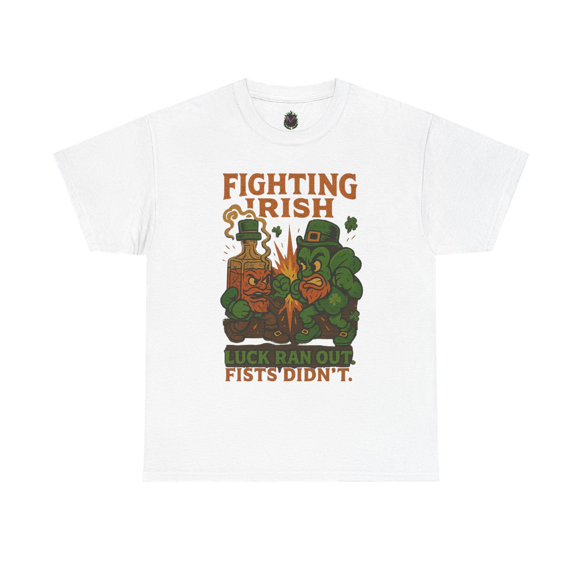 Fighting Irish leprechaun brawl T-Shirt | St. Patrick's Day boxing design