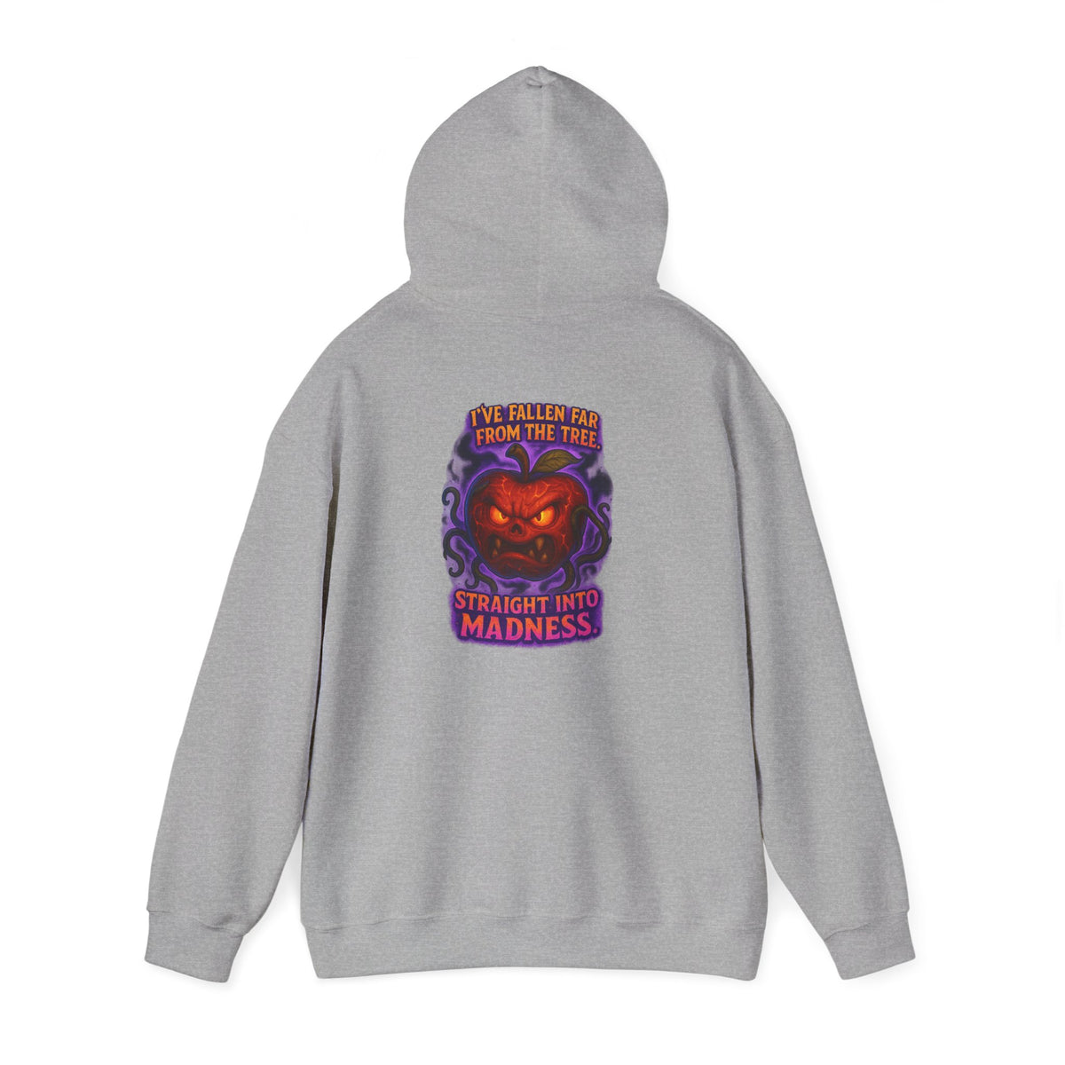 Pumpkin Demon Hoodie — "Straight Into Madness" Halloween Sweatshirt