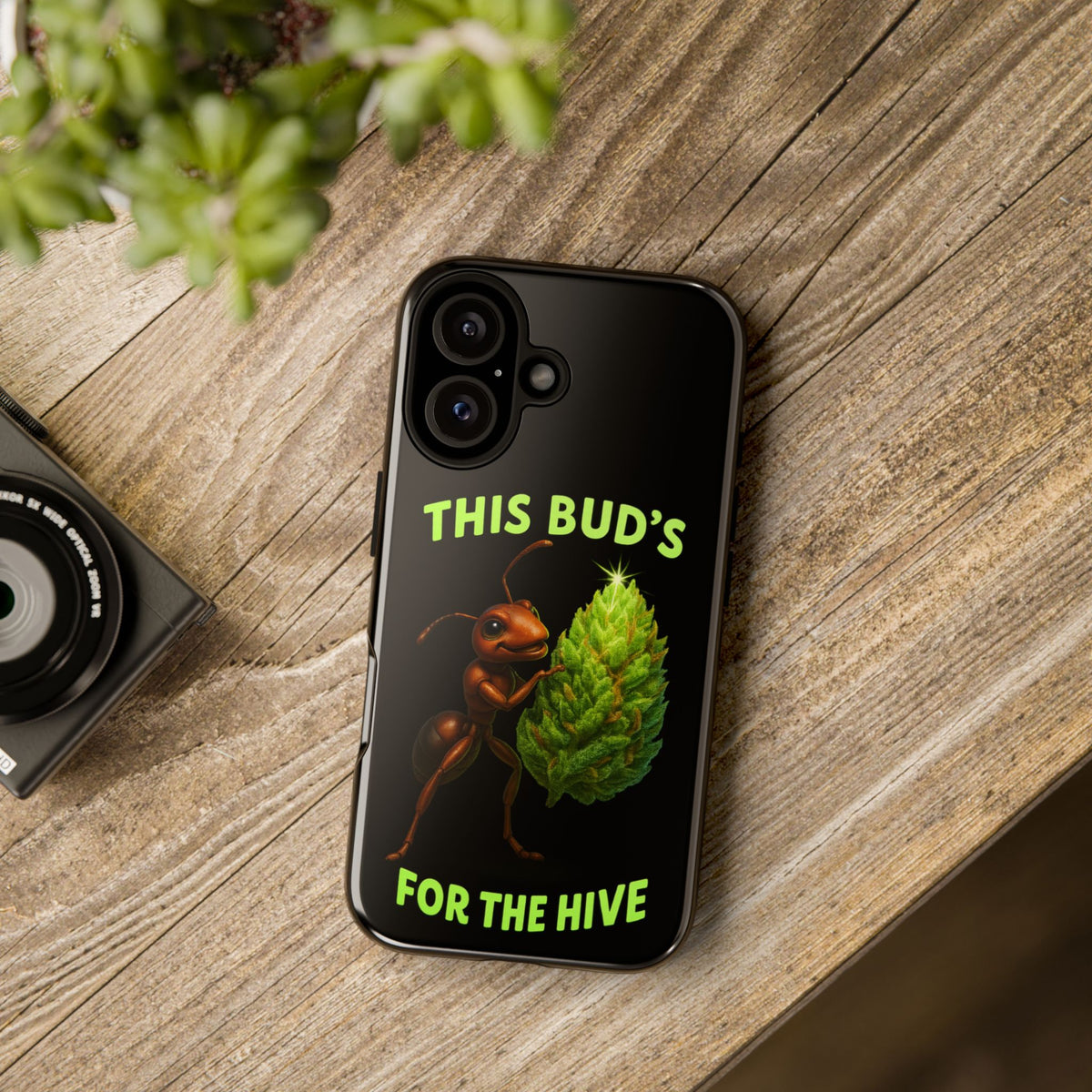 Phone Case — "This Bud's For The Hive" Ant & Hop Design