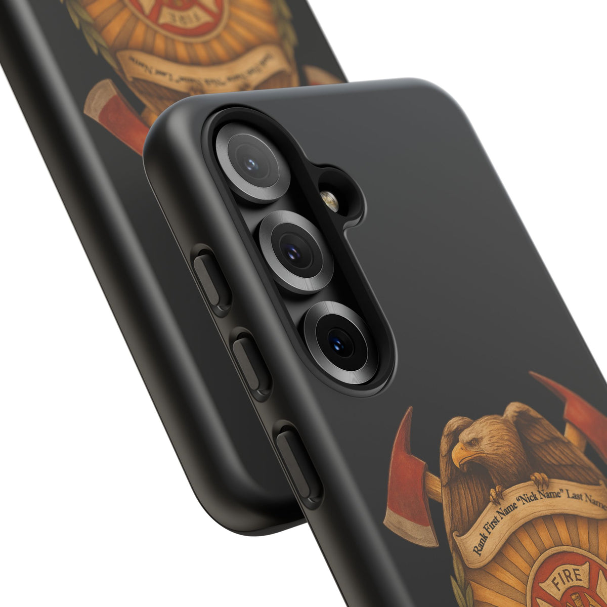 Firefighter Badge Phone Case — Tough Cases Customizable Emblem Design