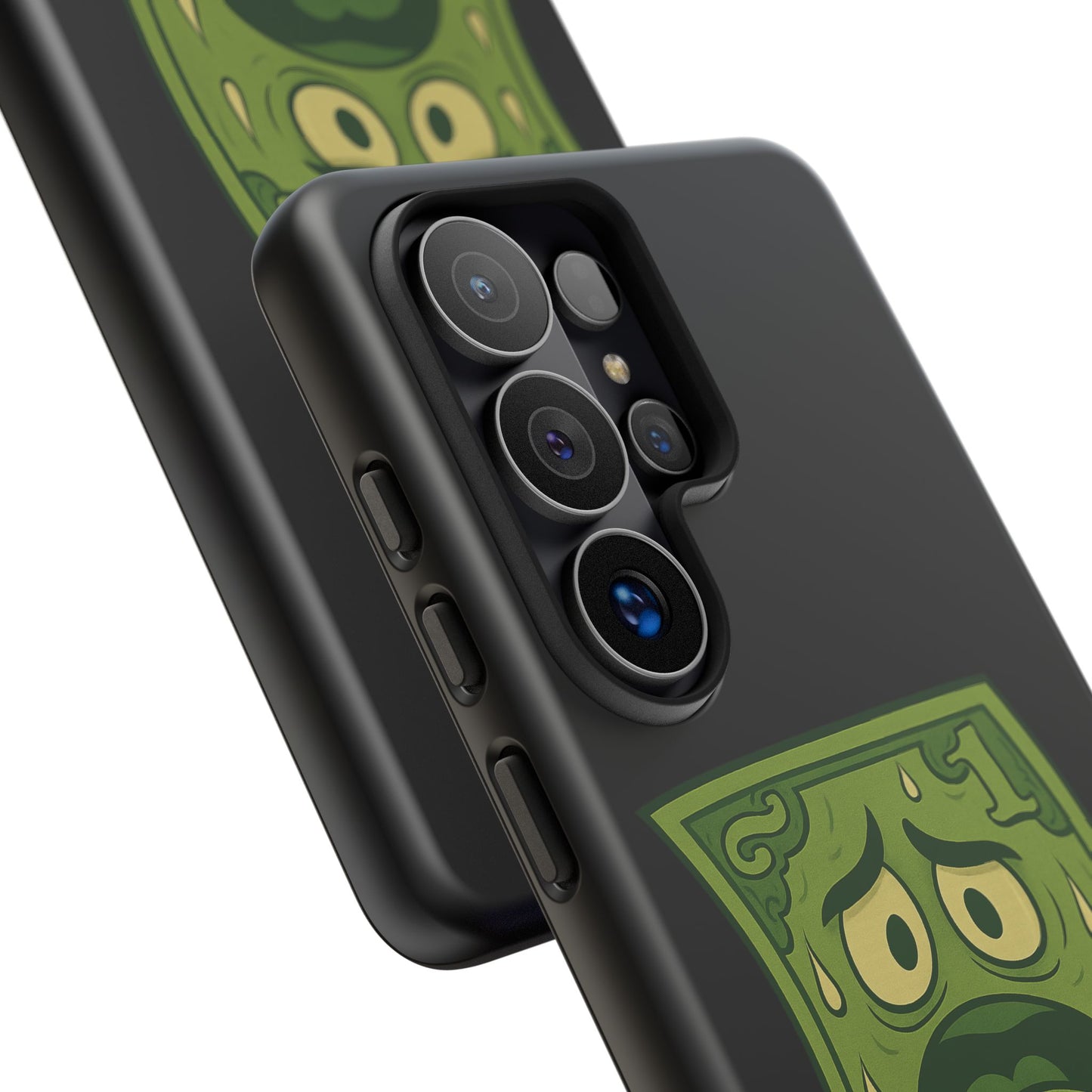 Phone Case — Funny Traumatized Dollar Bill Design ("I'm not dirty, I'm just traumatized")
