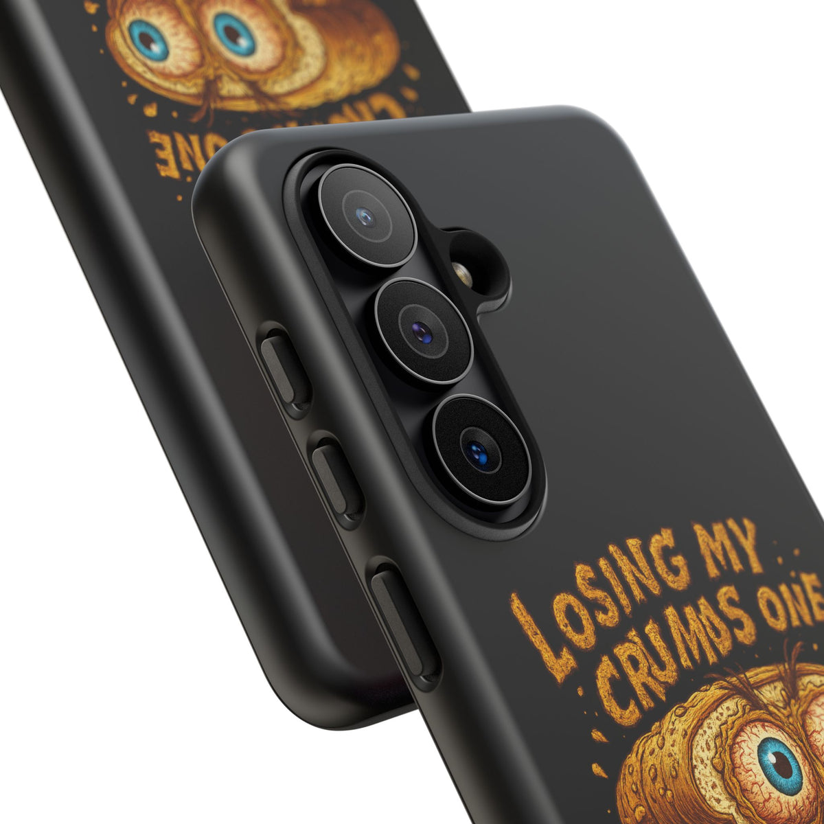 Phone Case — "Losing My Crumbs One Thought at a Time" Funny Retro Bread Illustration