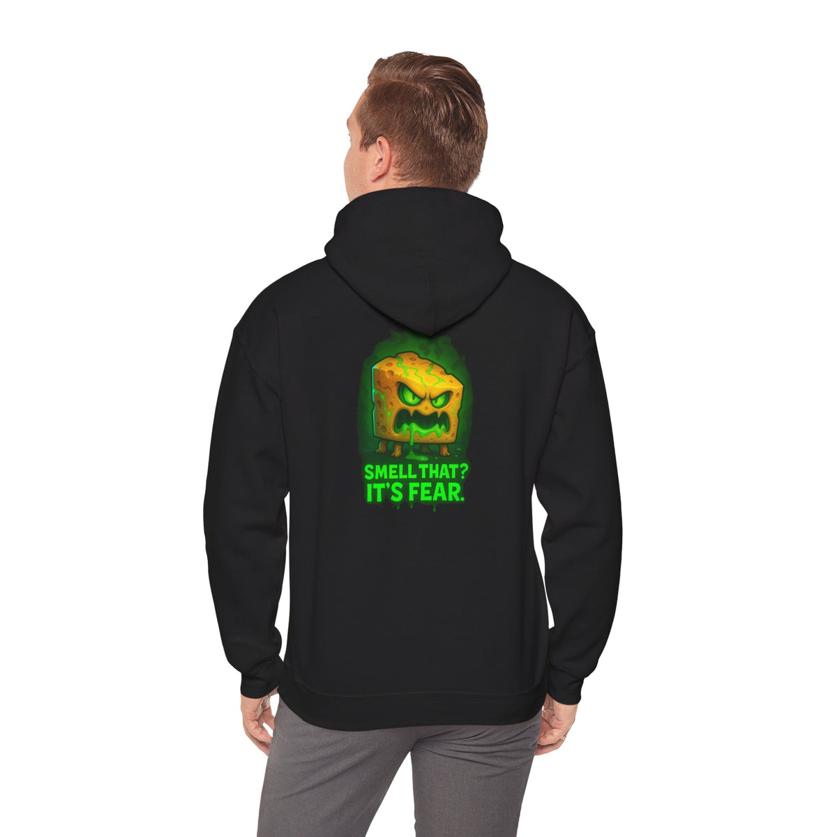 Fear Scent Hoodie — 'Smell That? It's Fear' Spooky Pumpkin Graphic Hoodie