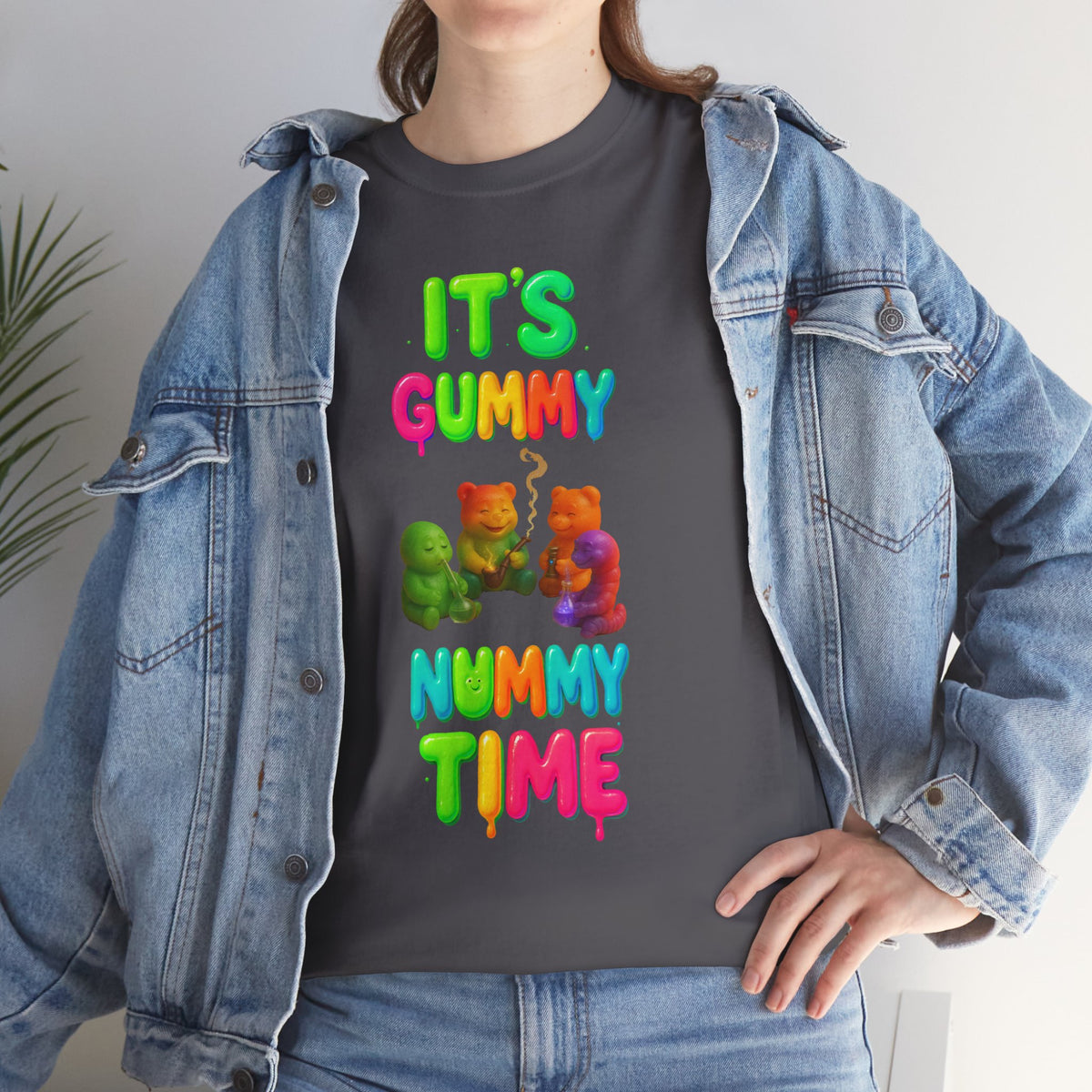 It’s Gummy Nummy Time – Trippy Gummy Bear Smoke Sesh Tee