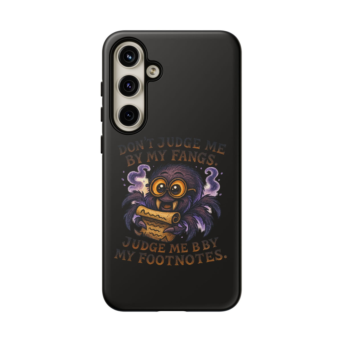 Phone Case — Fiery One-Eyed Demon with "I See Your Soul... And It's Disappointing"