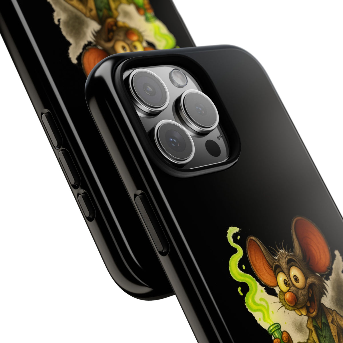 Phone Case — Funny Cartoon Rat "Oops That Wasn't Cheese" Protective Cover