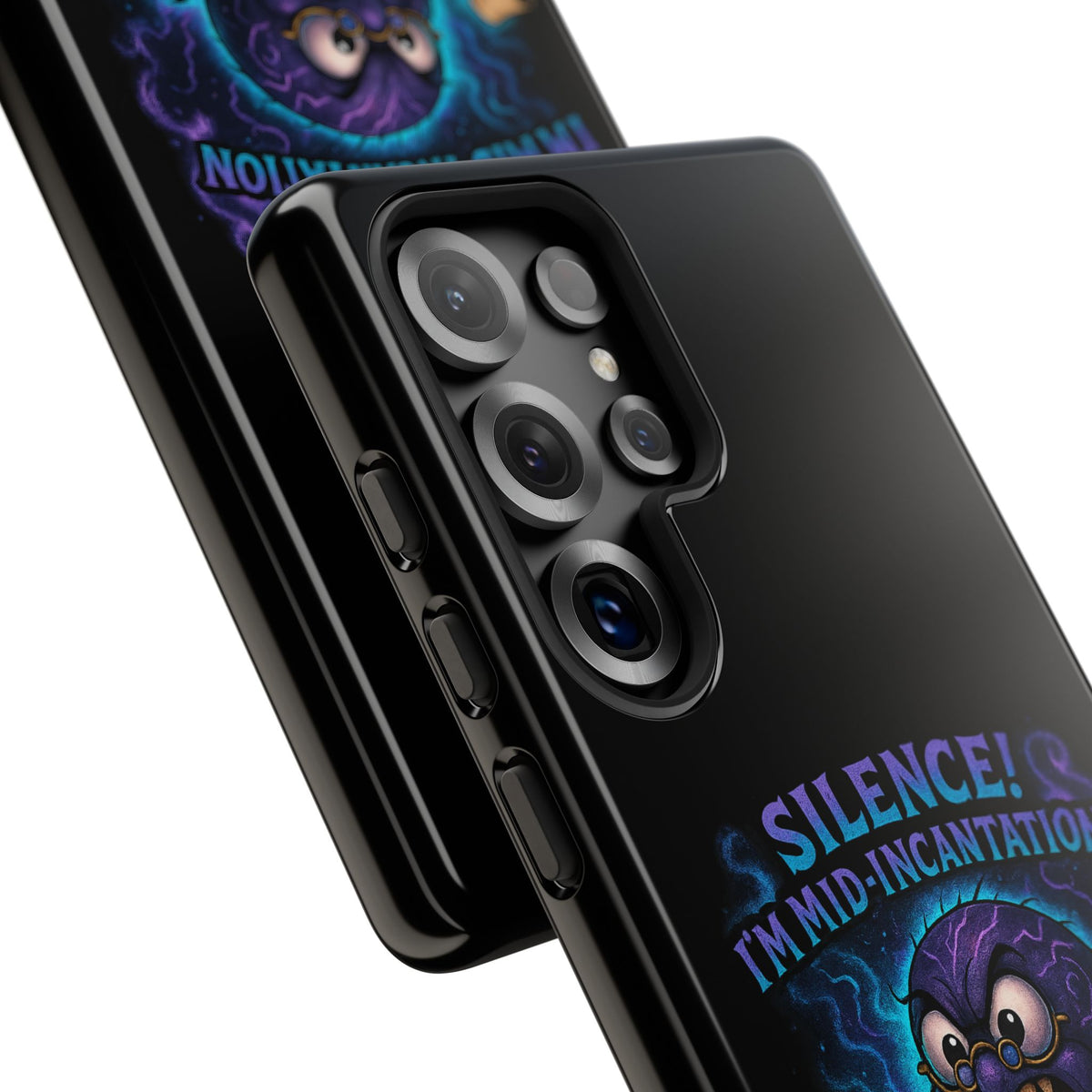 Phone Case — "Silence! I'm Mid-Incantation" Cute Angry Spider Magic Design