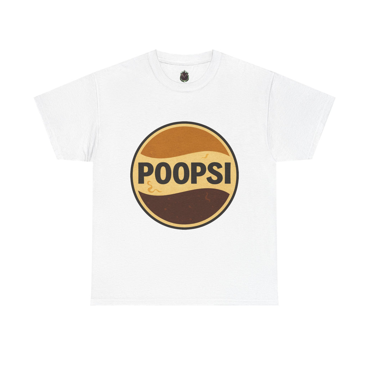 POOPSI logo tee | Retro soda parody shirt