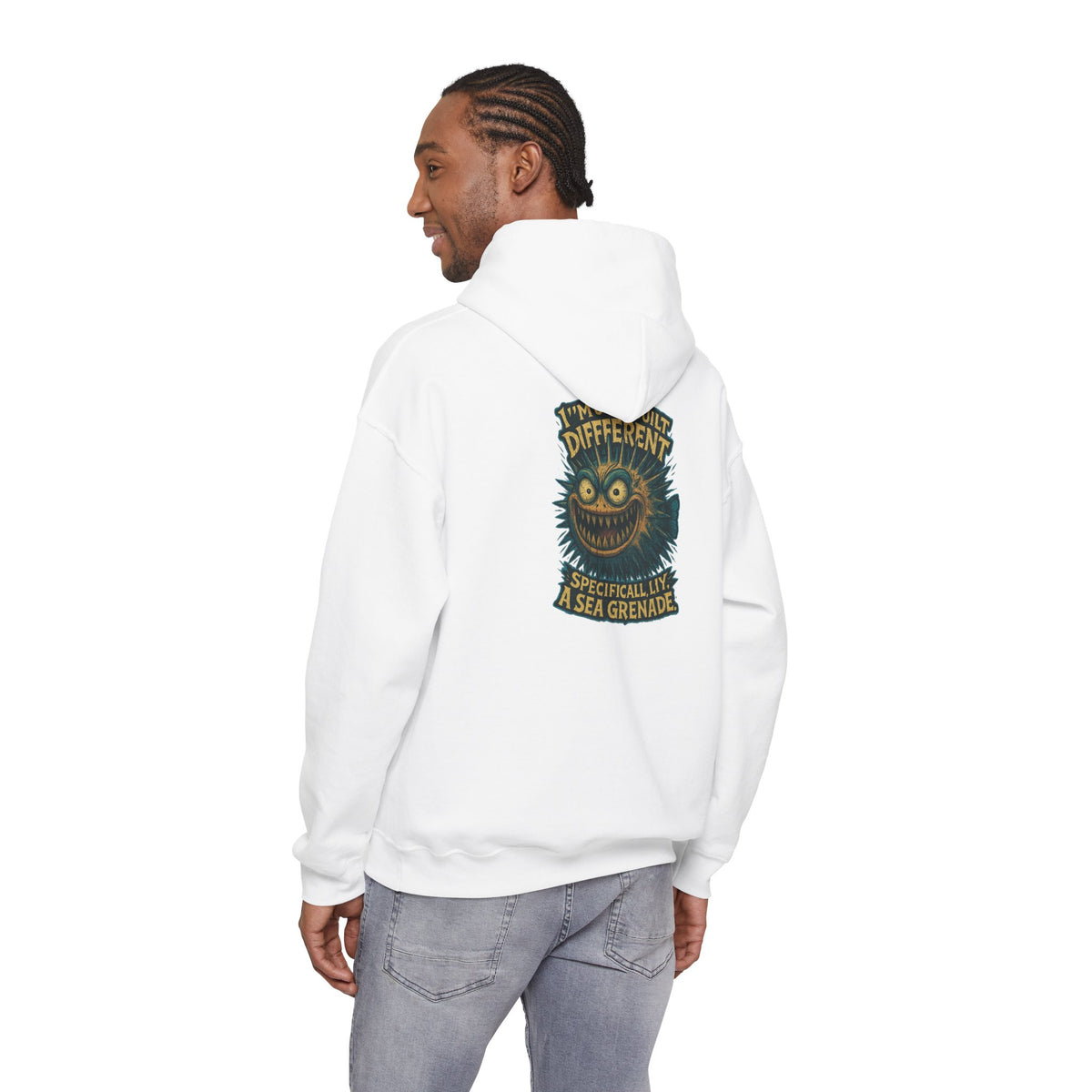 Sea Grenade Hoodie — 'I'm Different (Specifically A Sea Grenade)' Graphic Hoodie