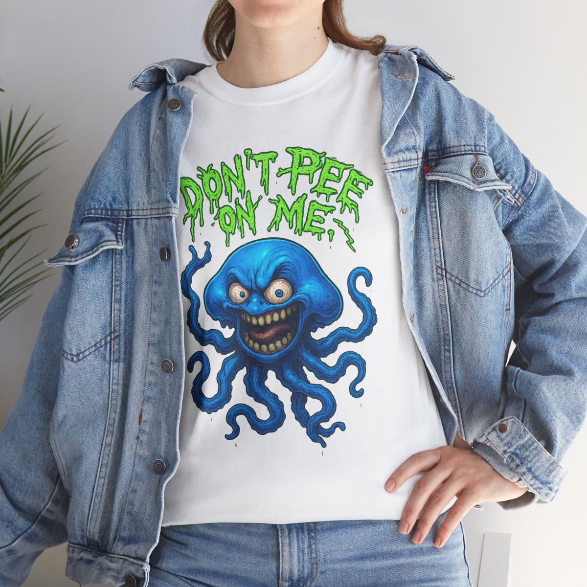 Don’t Pee on Me – Angry Jellyfish T-Shirt