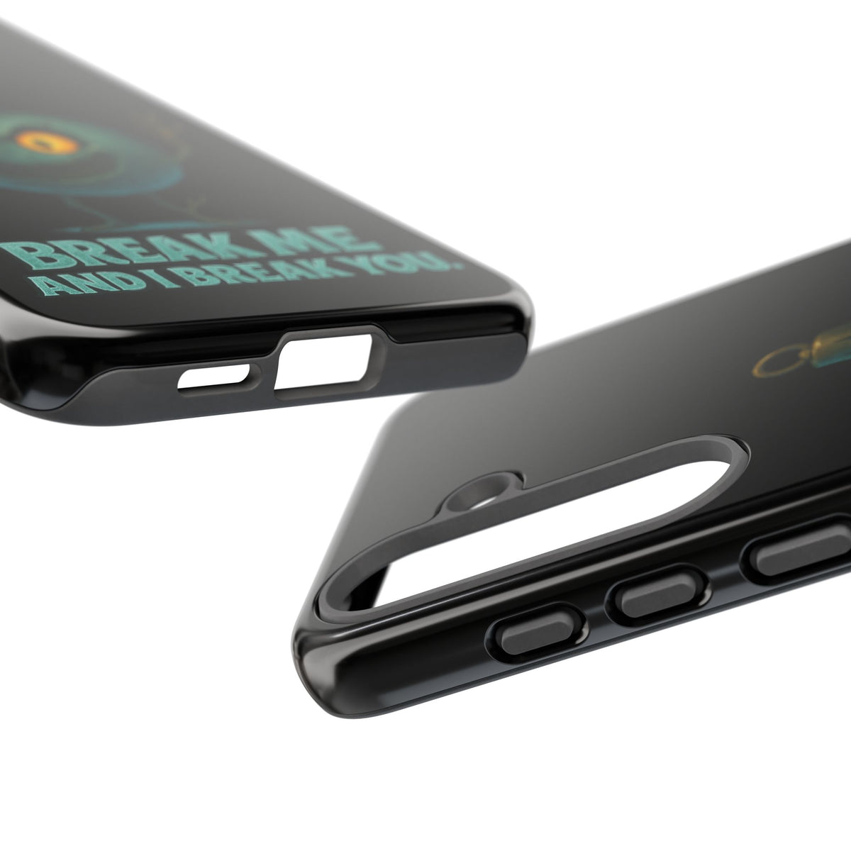 Phone Case — 'Break Me and I Break You' Mischievous Ornament Protective Cover