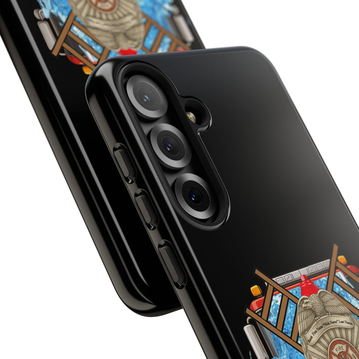 Firefighter Badge Phone Case – Maltese Cross Rescue Design