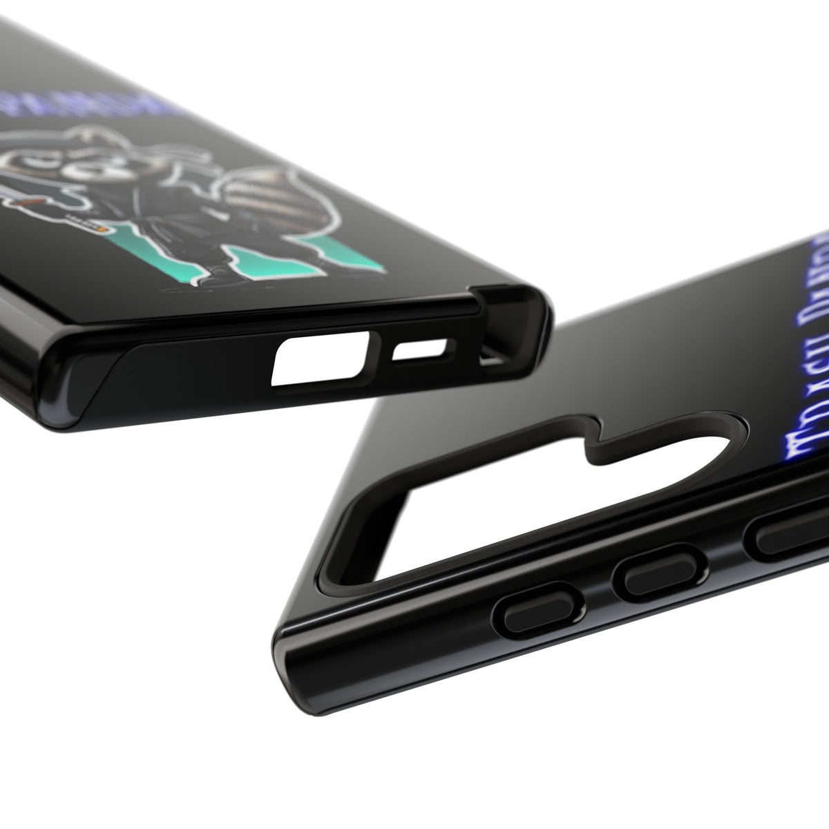 Trash Panda Ninja Phone Case — Cute Raccoon Warrior Protective Case