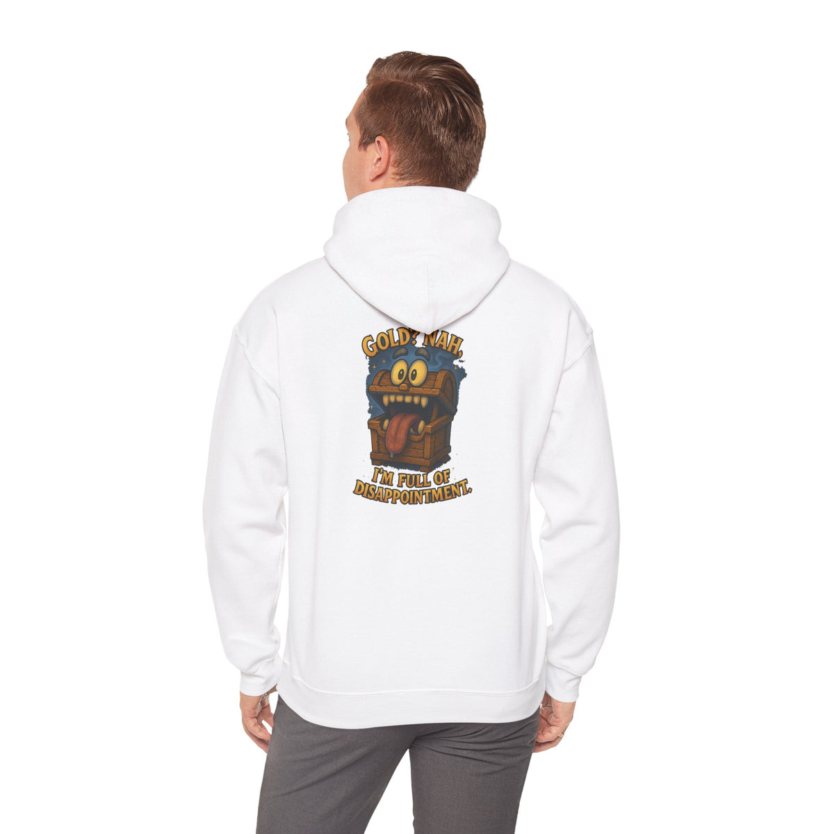 Hoodie — Vintage Cartoon Monster 'Good Night' Graphic Pullover