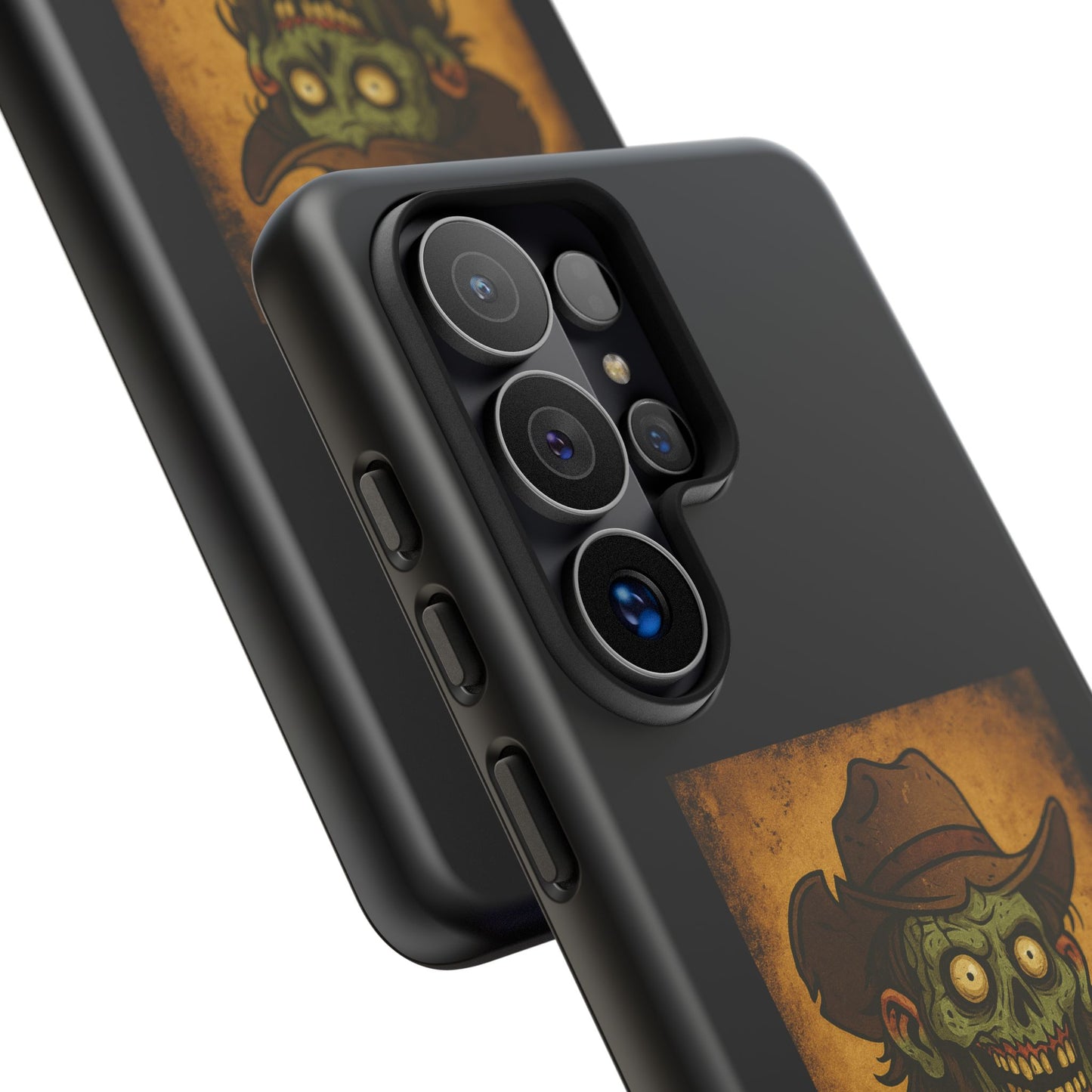 Zombie Cowboy Phone Case — "Ain't No Grave Gonna Hold This Yeehaw" Protective iPhone Cover