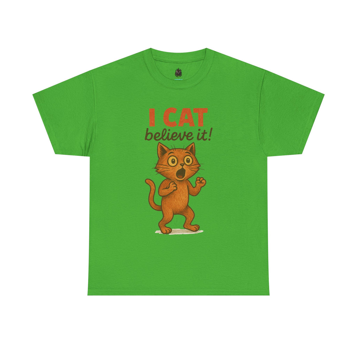 I CAT Believe It! – Funny Cartoon Cat Pun T-Shirt