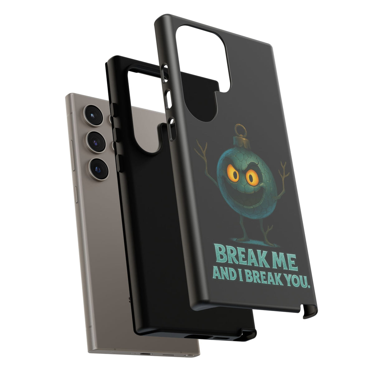 Phone Case — 'Break Me and I Break You' Mischievous Ornament Protective Cover