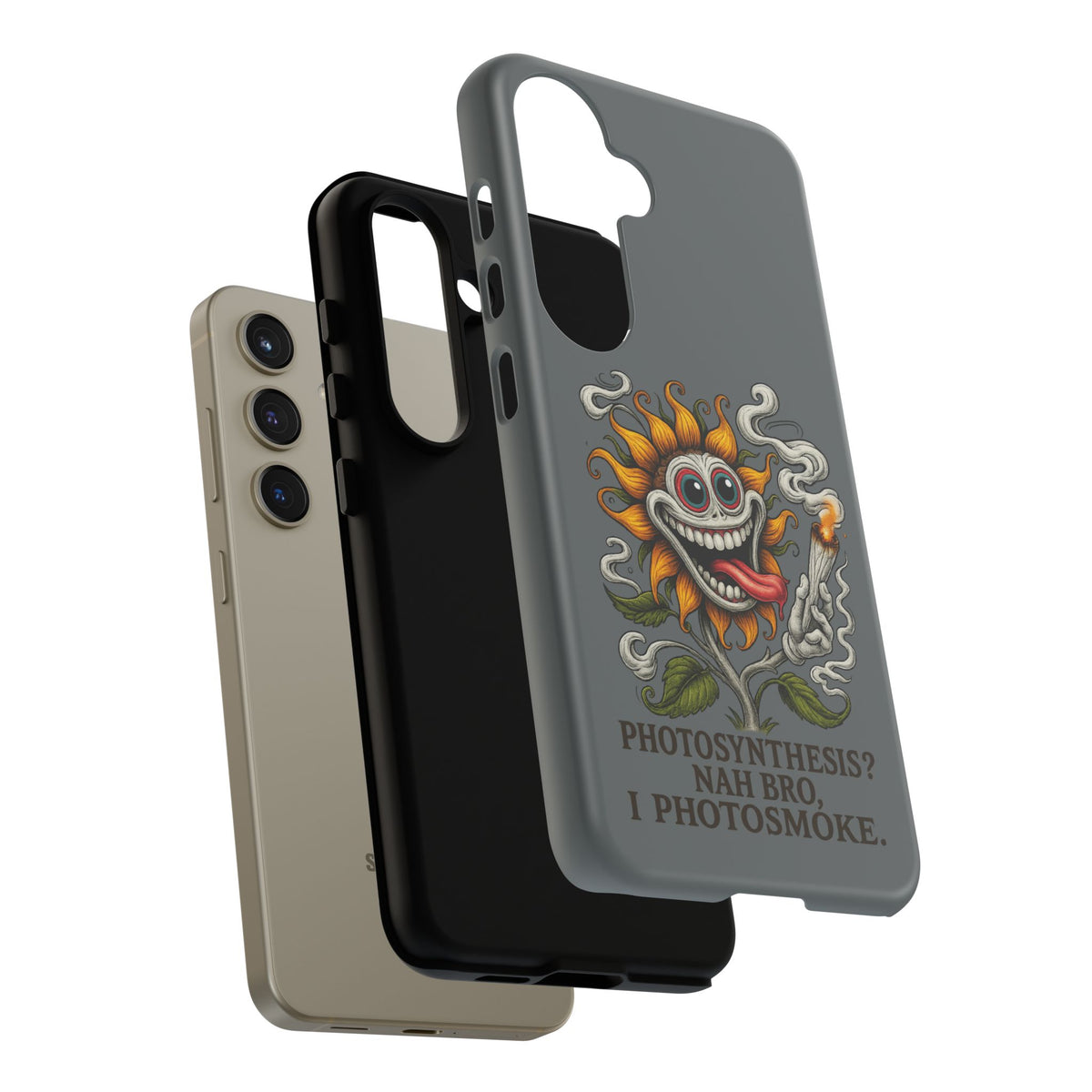 Photosmoke Sunflower Phone Case — Funny Stoner Botanical iPhone Cover