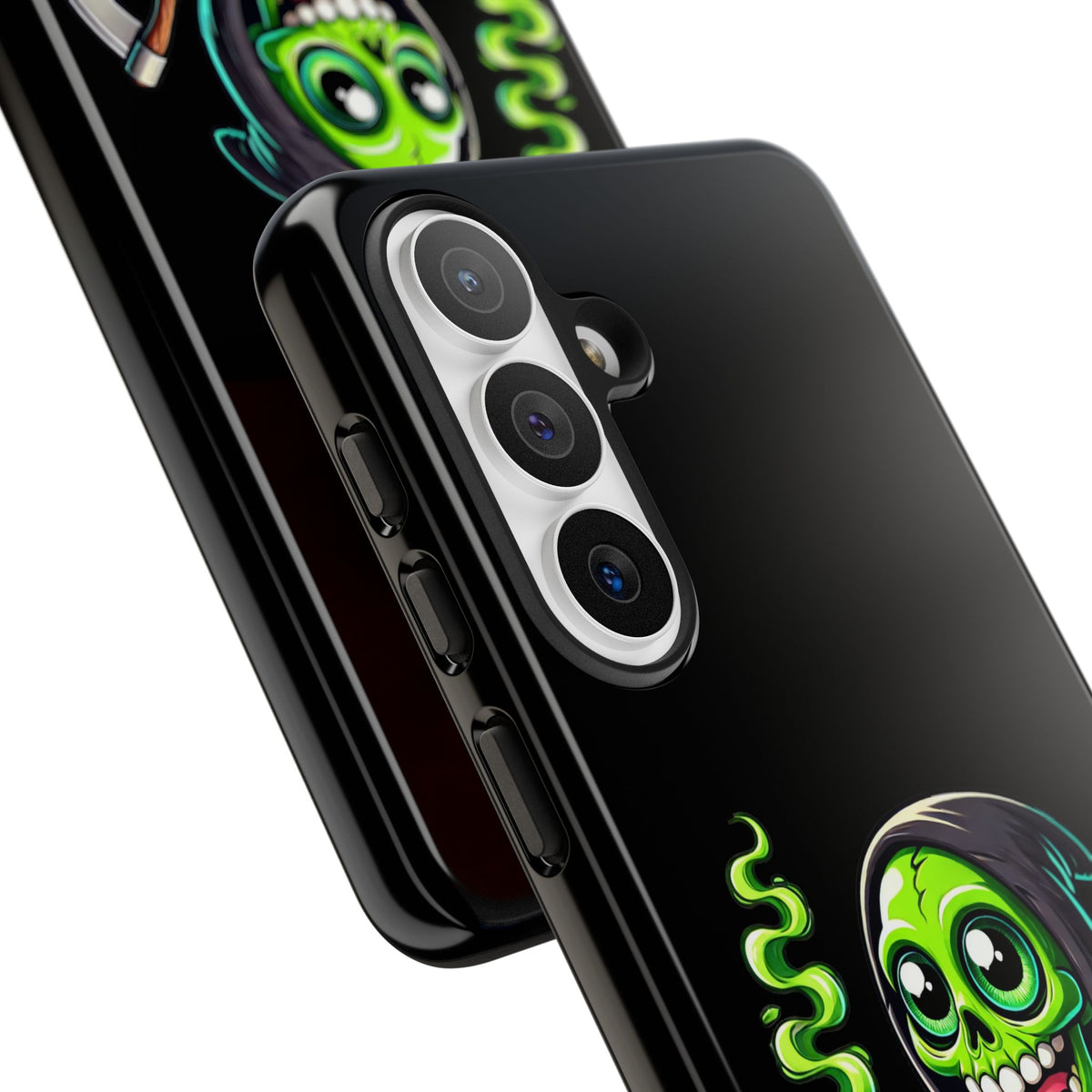 Grinning Green Reaper Phone Case