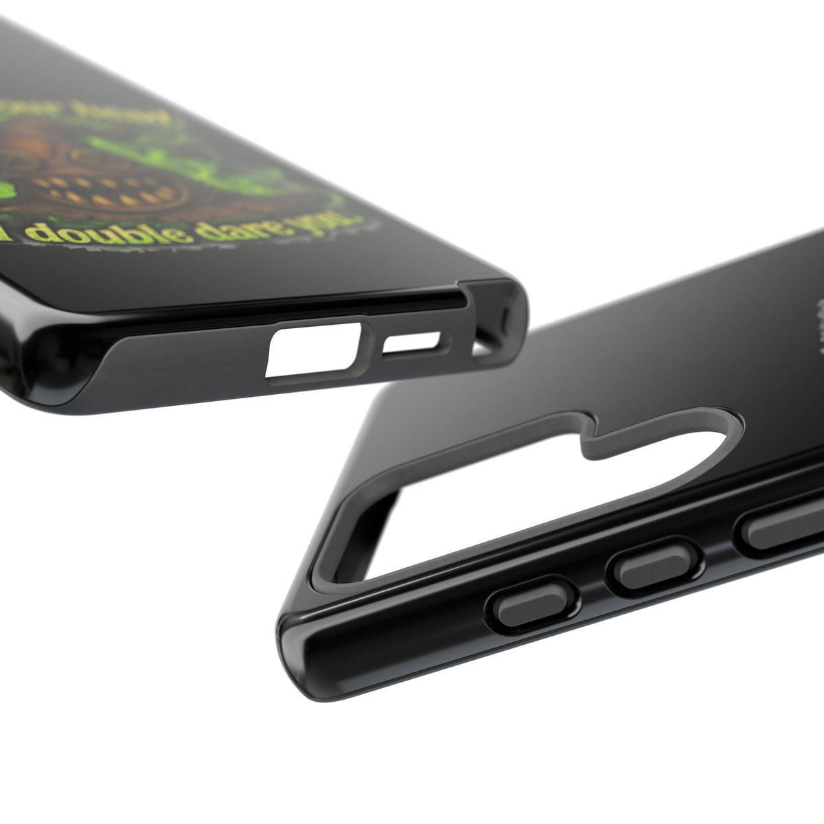 Phone Case — 'Put Me On Your Head, I Double Dare You' Witch Hat Horror Design