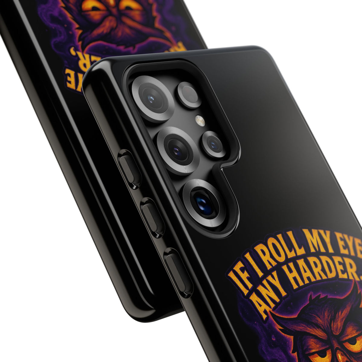 Phone Case — 'If I Roll My Eye Any Harder I'll Take Flight' Owl Graphic