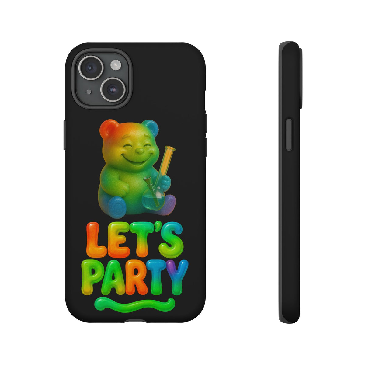Let's Party Rainbow Bear Phone Case