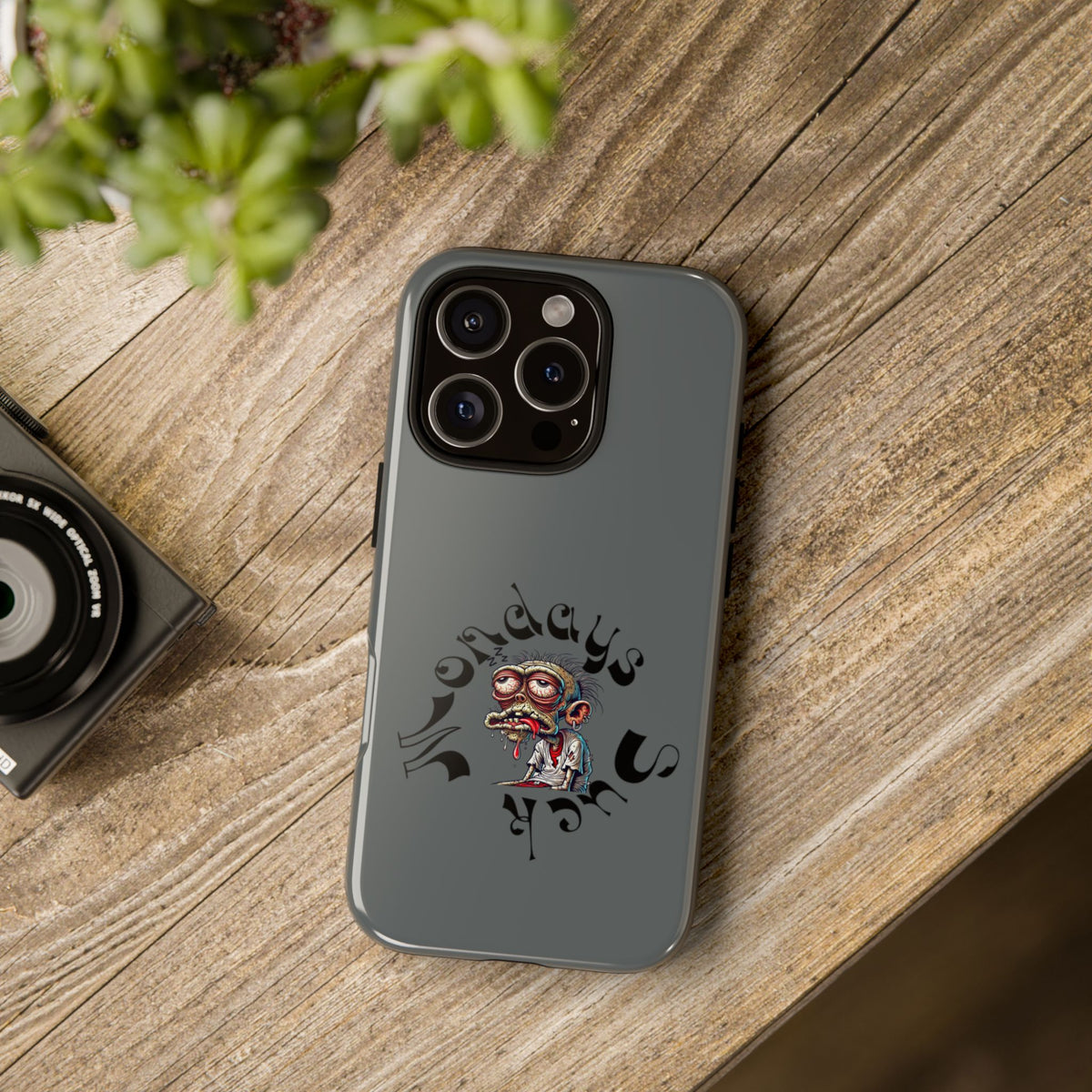 Phone Case — 'Nobody Sucks' Grunge Monster Protective Case