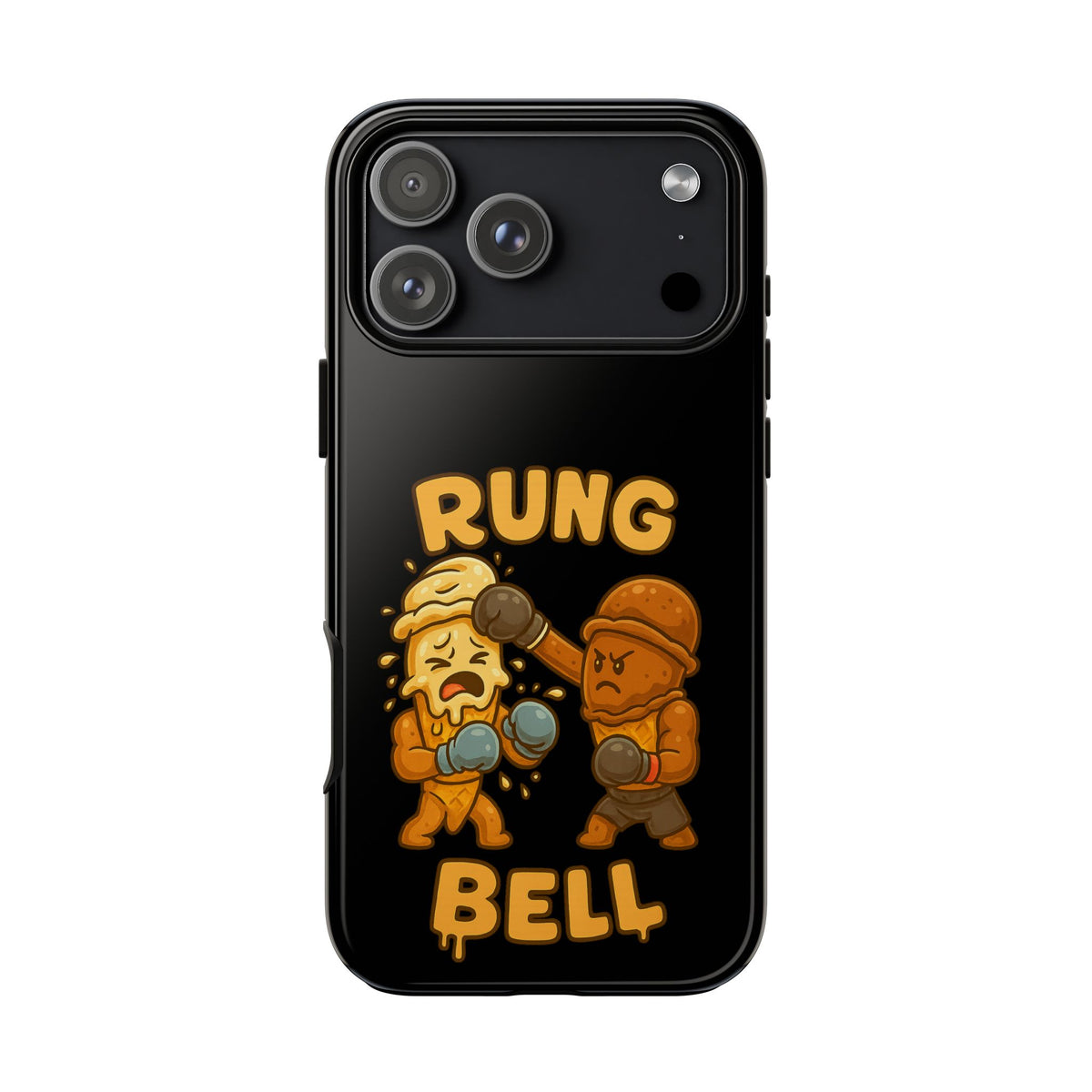 Phone Case — "Rung Bell" Boxing Cartoon Protective Cover