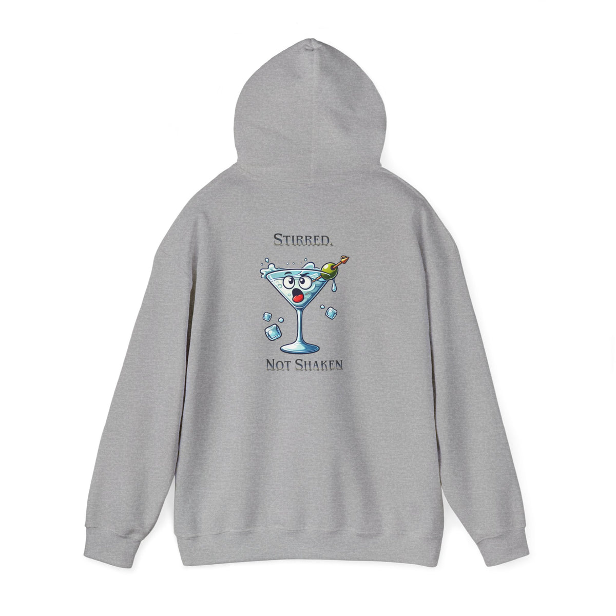 Not Shaken Martini Hoodie – Cute Cocktail Graphic Hooded Sweatshirt
