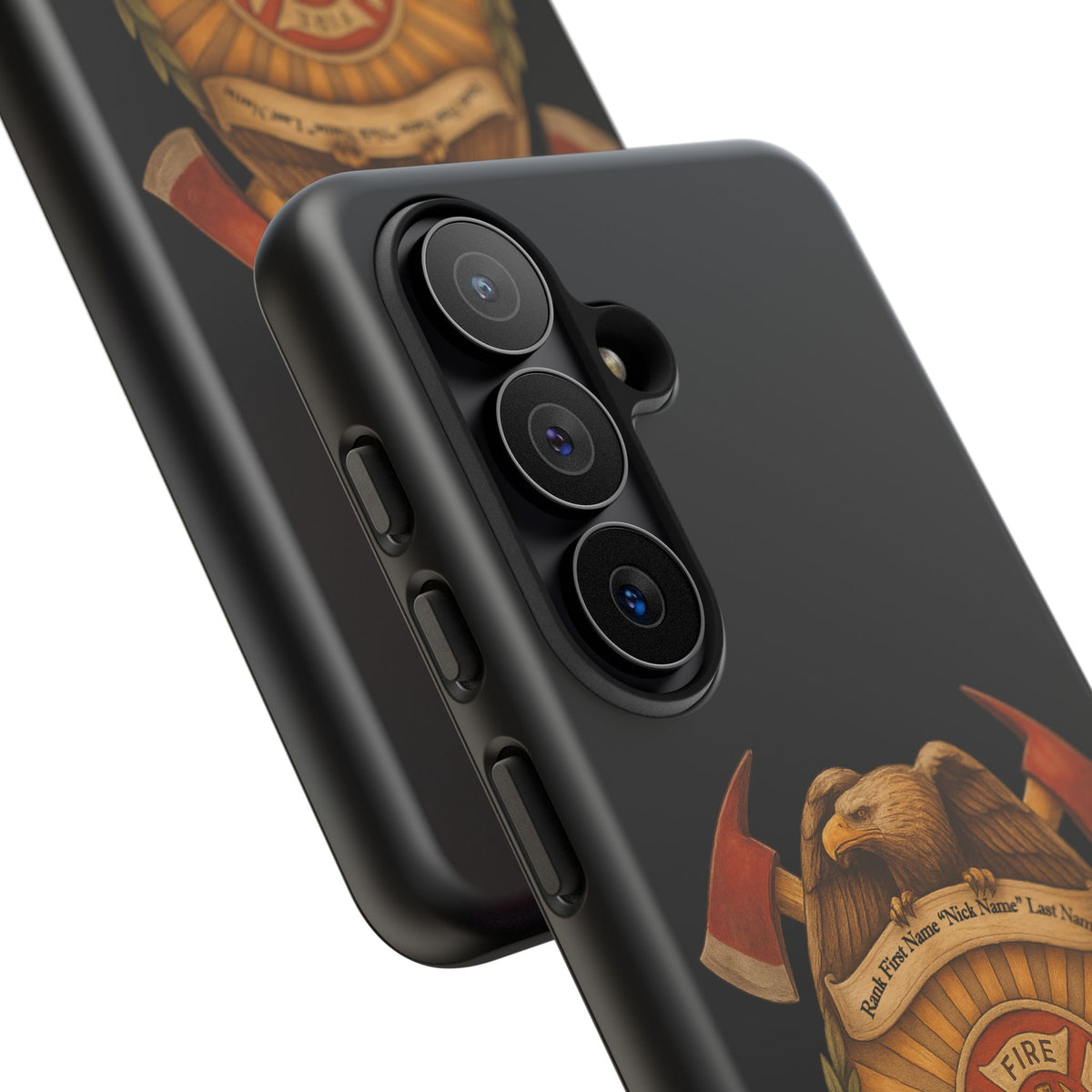 Firefighter Badge Phone Case — Tough Cases Customizable Emblem Design