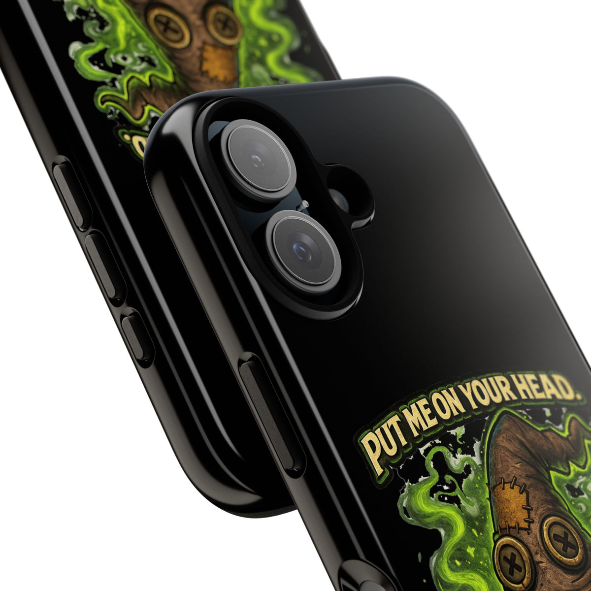 Phone Case — “Put Me On Your Head, I Double Dare You” Scary Witch Hat Design