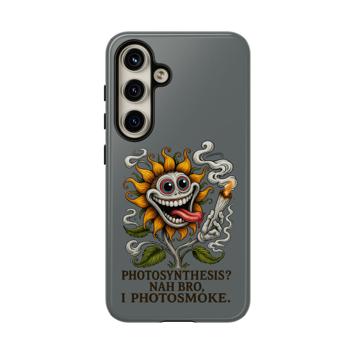 Photosmoke Sunflower Phone Case — Funny Stoner Botanical iPhone Cover