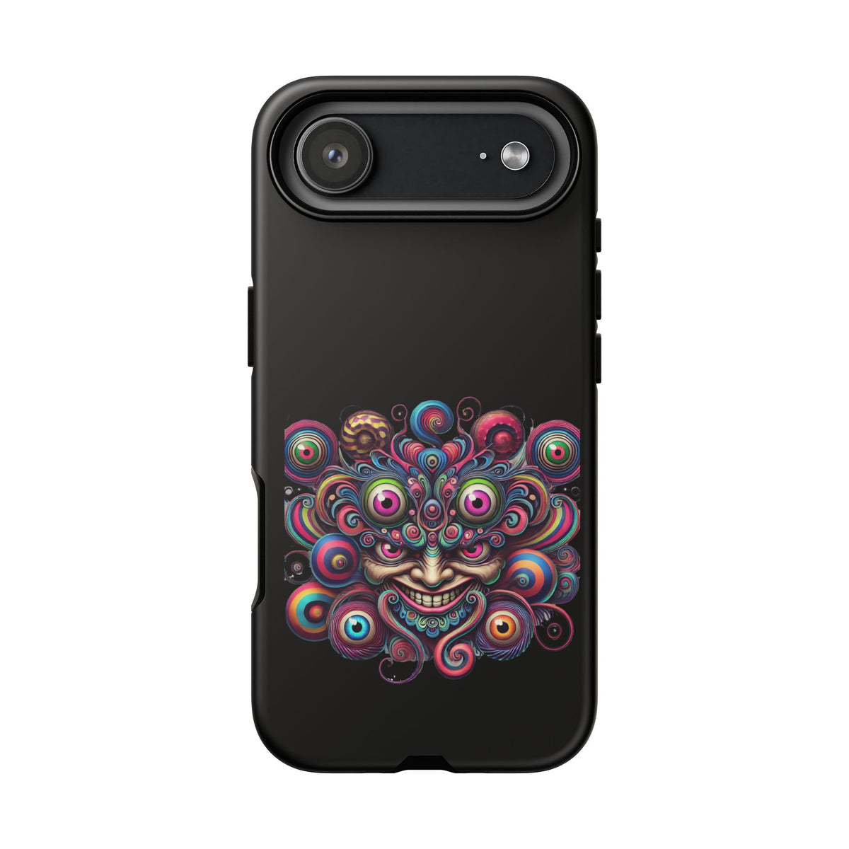 Psychedelic Smiling Eye Cluster Phone Case