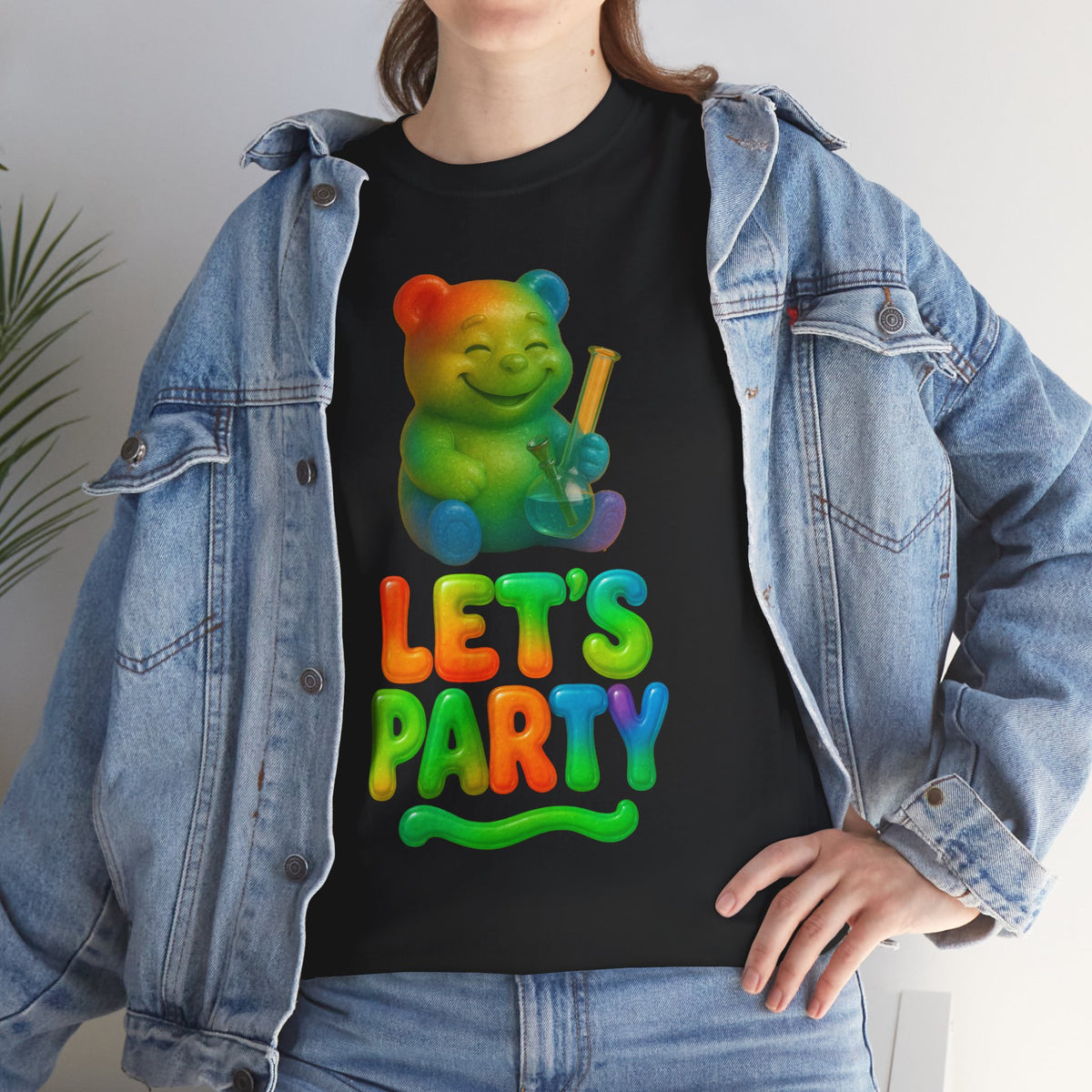 Let’s Party – Rainbow Gummy Bear Tee
