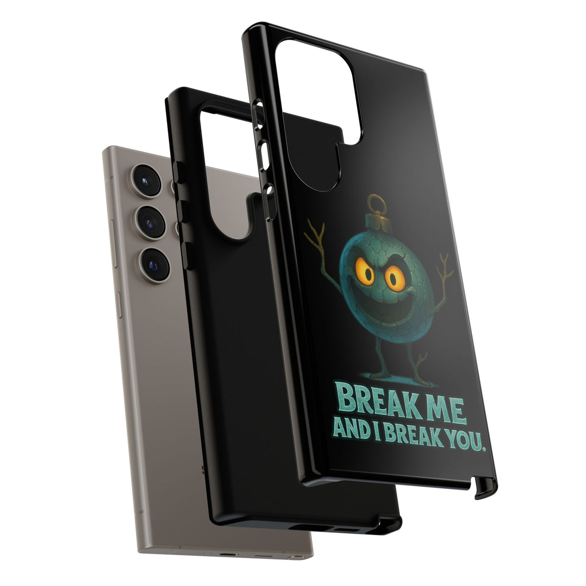 Phone Case — 'Break Me and I Break You' Mischievous Ornament Protective Cover