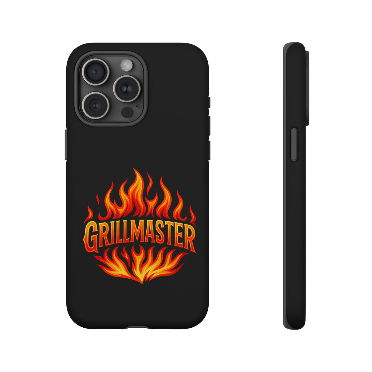 Grillmaster Phone Case — Flame Logo Protective iPhone Cover