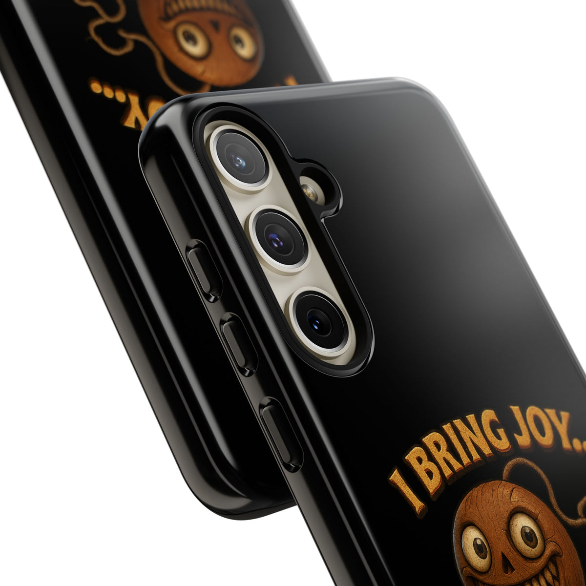 Phone Case — "I Bring Joy... and Mild Psychological Trauma" Funny Creepy Design