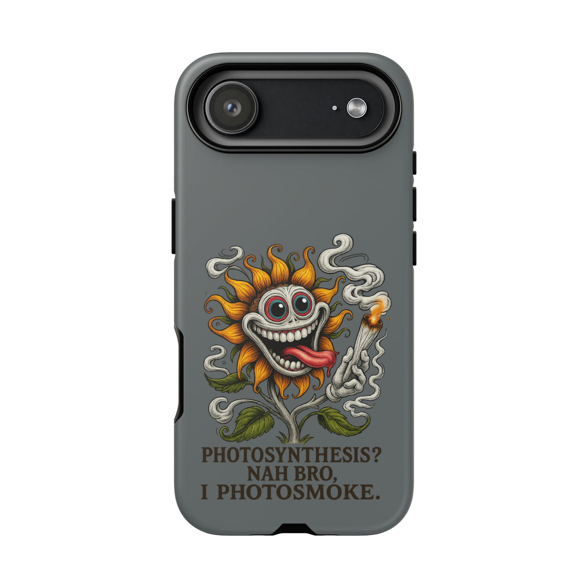 Photosmoke Sunflower Phone Case — Funny Stoner Botanical iPhone Cover