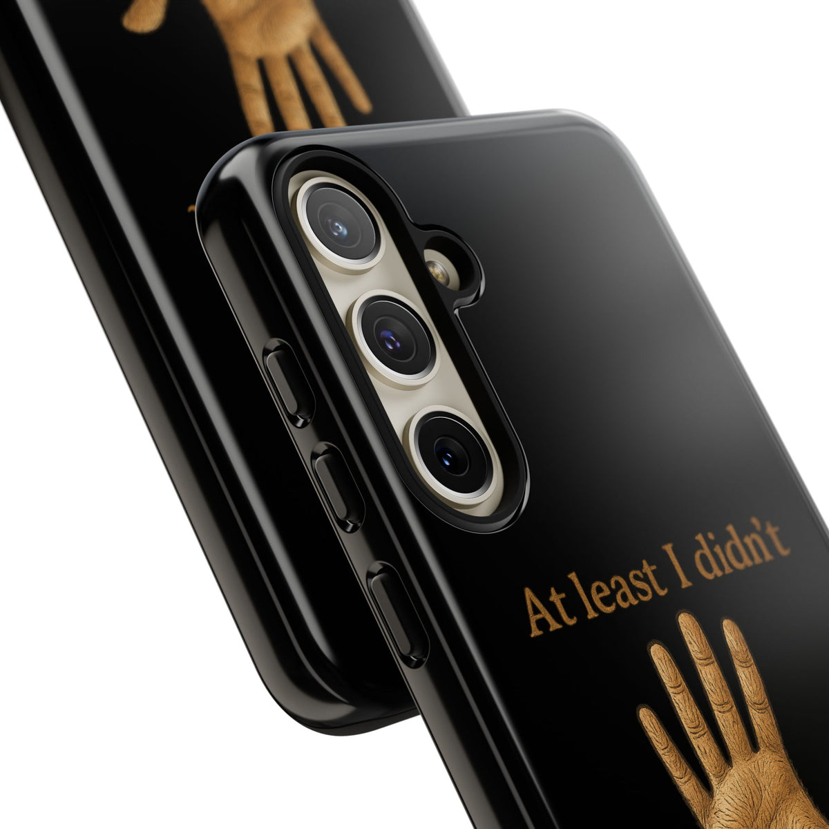 Phone Case — "At Least I Didn't Go Blind" Hand Graphic Protective Cover