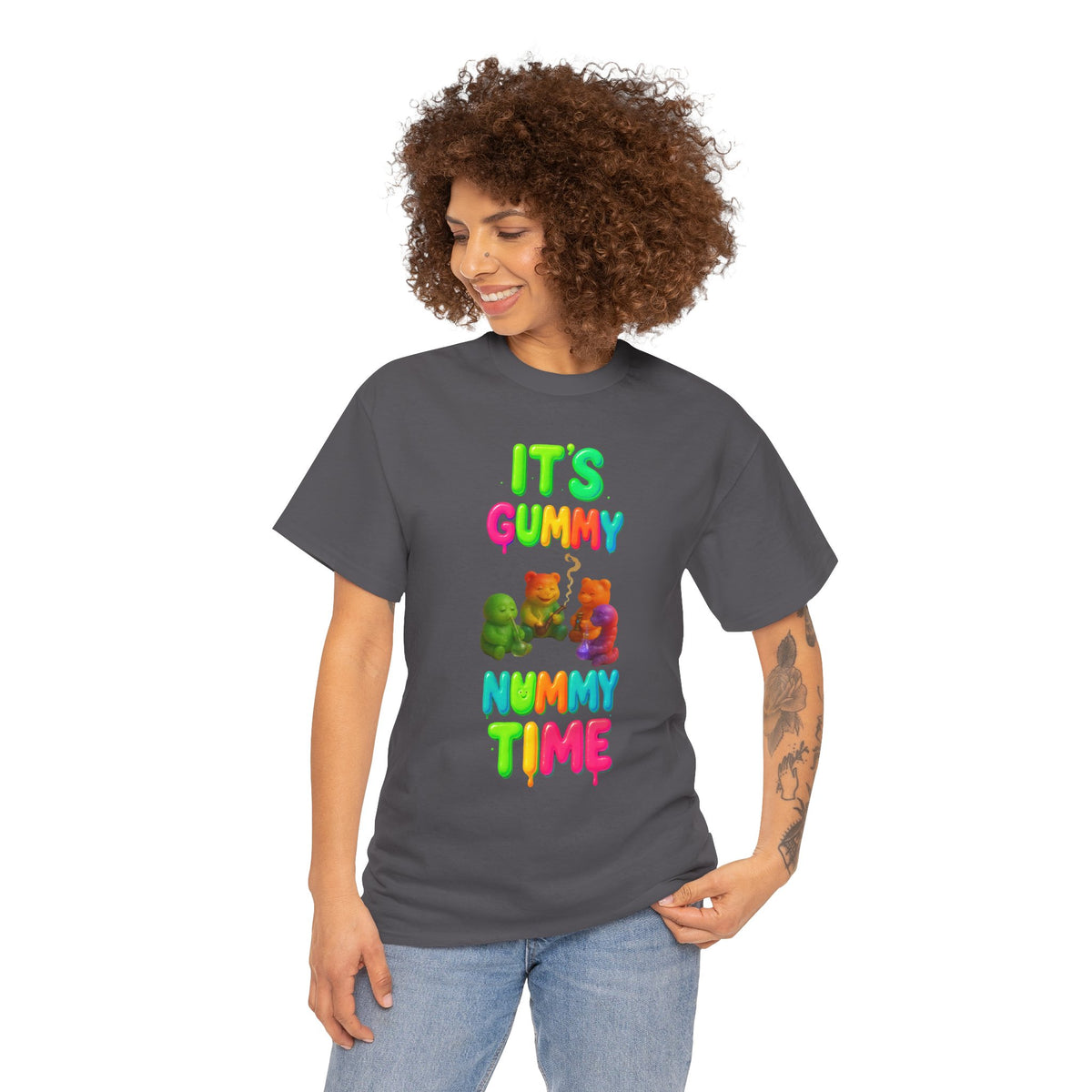 It’s Gummy Nummy Time – Trippy Gummy Bear Smoke Sesh Tee