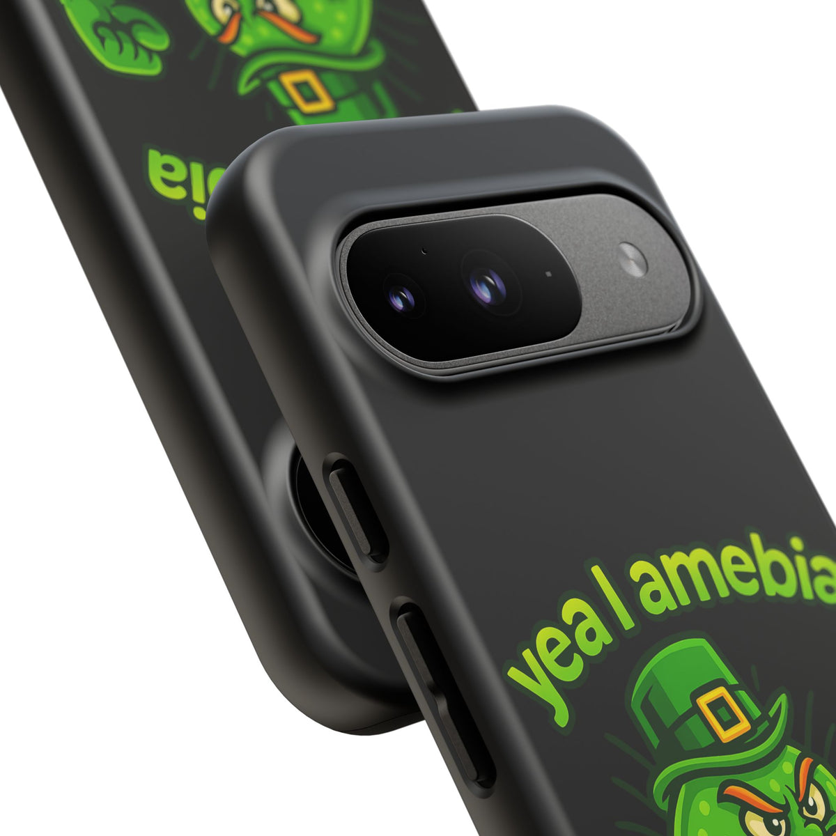 Phone Case – “Yea I Amebia, Amebia Your Face” St. Patrick’s Day Funny Amoeba Design