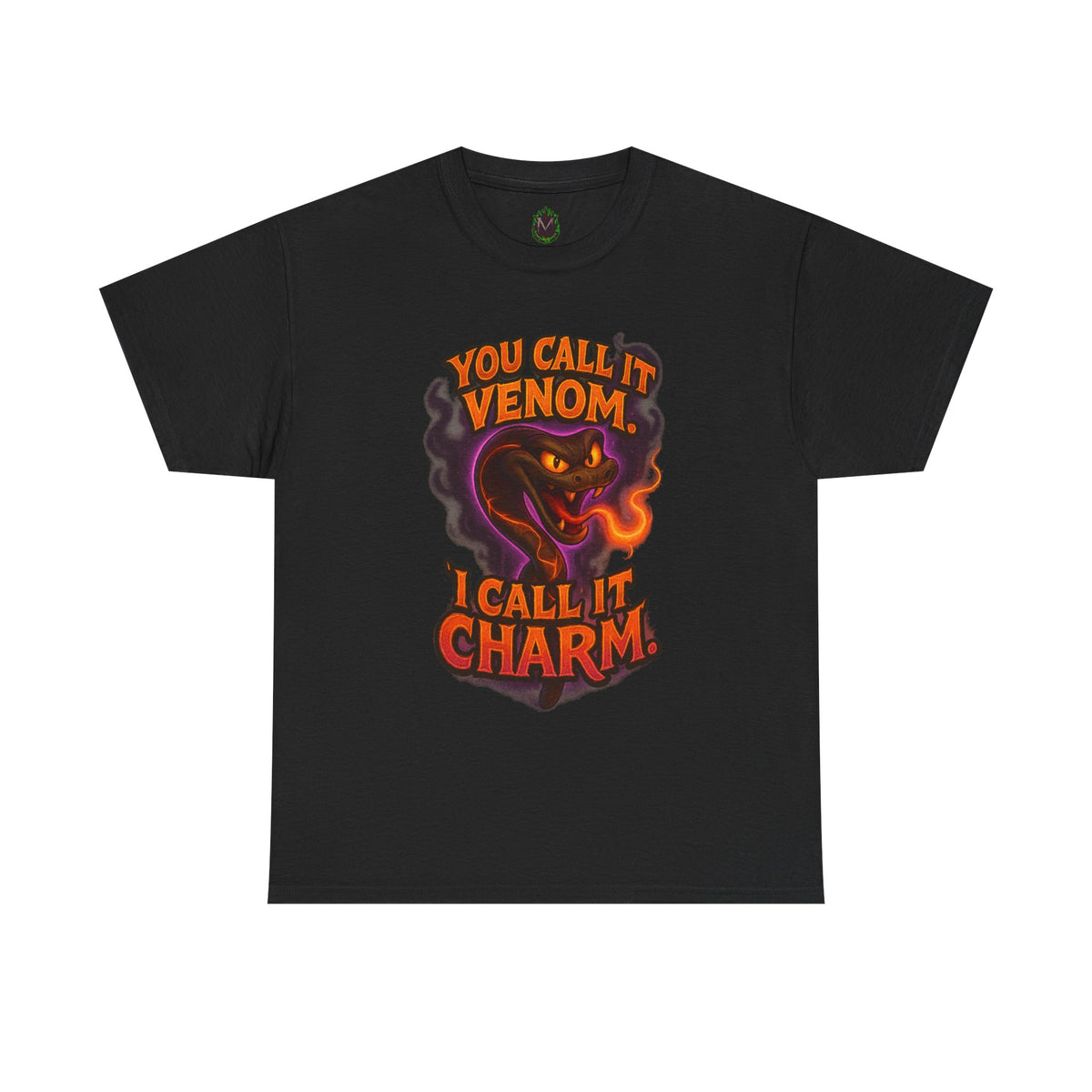 You Call It Venom I Call It Charm T-Shirt | Snake Illustration