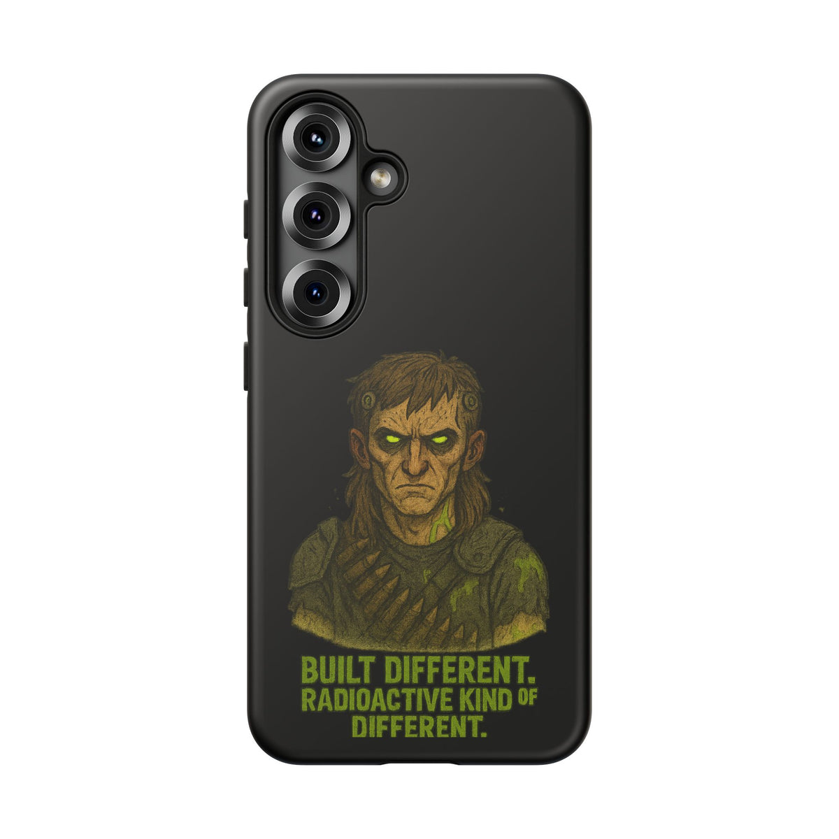 Phone Case — "Built Different, Radioactive Kind of Different" Mutant Design