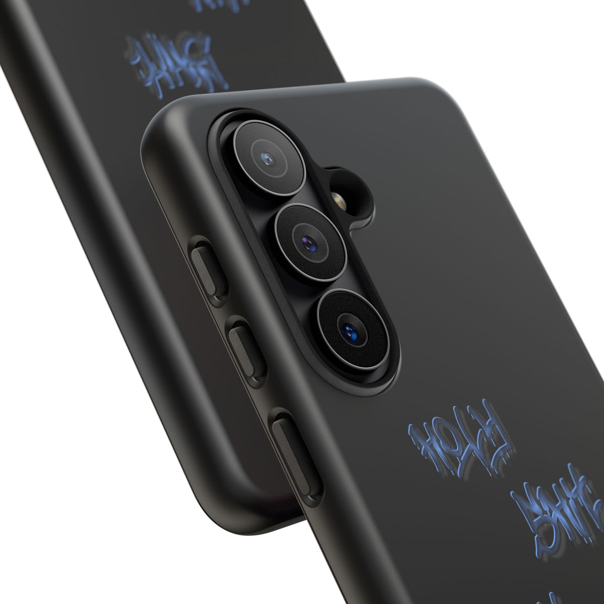 Phone Case — Blue Neon Graffiti "Tough Cases" Protective Cover