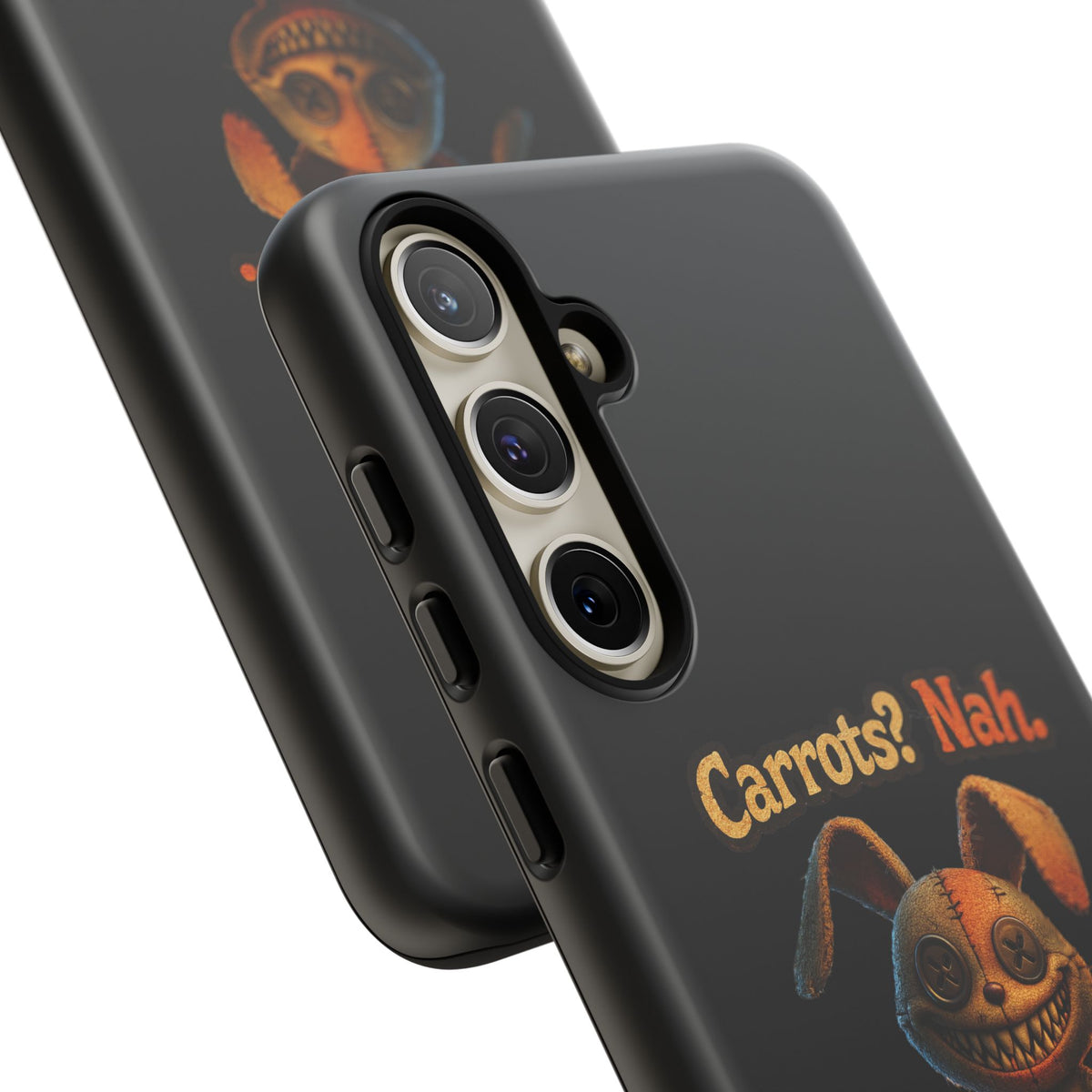 Phone Case — Creepy Bunny "Carrots? Nah. I crave screams." Halloween Horror Design