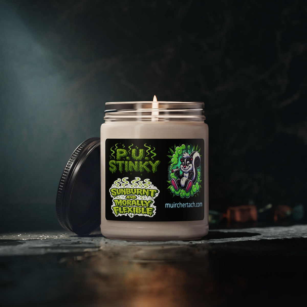 P.U. Stinky Candle - Fun Scented Soy Candle, Unique Gift, Home Fragrance, Quirky