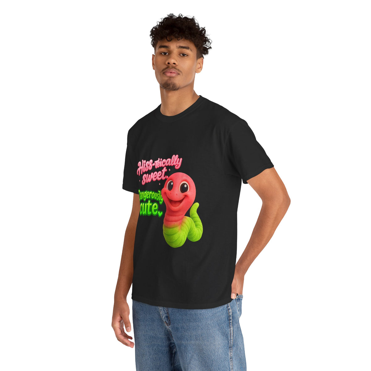 Hiss-terically Sweet – Dangerously Cute Snake T-Shirt