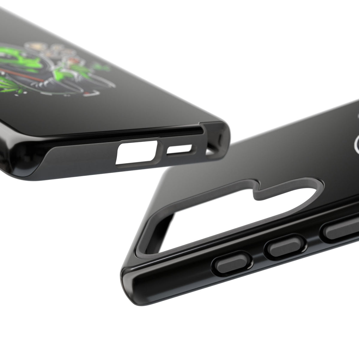 Reaper Alien Phone Case – Cute Grim Reaper Smoking Weed iPhone Case